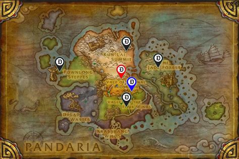 where are the pandaria vendors for rep